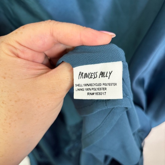 Princess Polly ATHENIA MINI DRESS NAVY Plus Size 20 - Picture 9 of 15